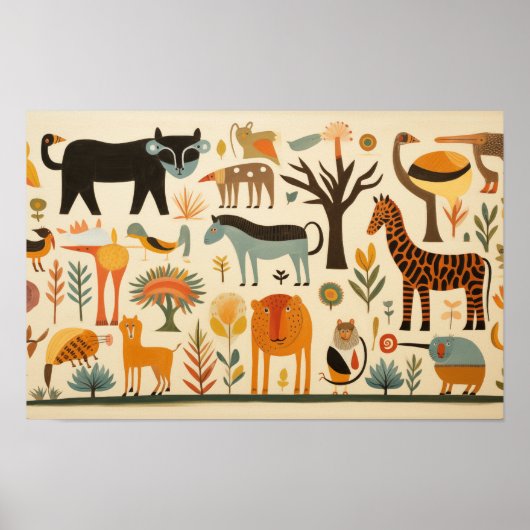 各種ファンタジー動植物 ポスター (正面)