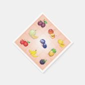 各種フルーツ紙ナプキンズ スタンダードカクテルナプキン (角)