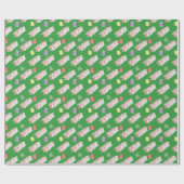 各種ホリデーキャンディラッピング紙 ラッピングペーパー (フラット)