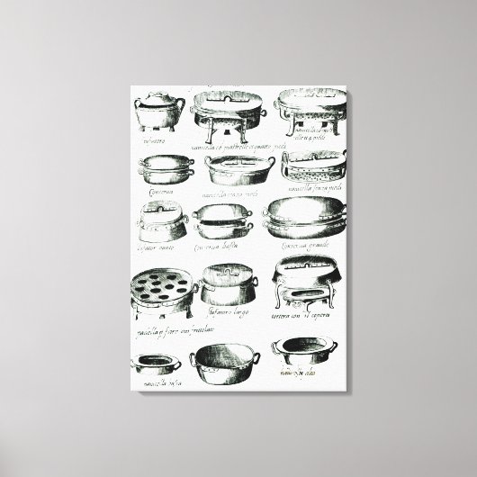 各種料理船， 1570 キャンバスプリント (正面)