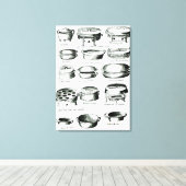 各種料理船， 1570 キャンバスプリント (インサイチュ (ウッドフロア))