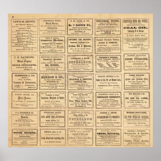 各種油広告 ポスター (正面)