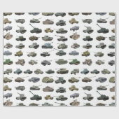 各種第2次世界大戦タンク ラッピングペーパー (フラット)