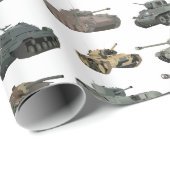 各種第2次世界大戦タンク ラッピングペーパー (ロールコーナー)