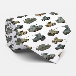 各種英国第2次世界大戦戦車 ネクタイ