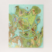 各MMORPGジグソーパズルの地図 ジグソーパズル (縦)