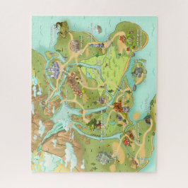 各MMORPGジグソーパズルの地図 ジグソーパズル