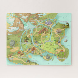各MMORPGジグソーパズルの地図 ジグソーパズル