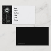 合い鍵のプロフィールカード 名刺 (正面/裏面)