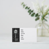 合い鍵のプロフィールカード 名刺 (スタンド正面)