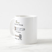 合うべきポンド コーヒーマグカップ (正面左)