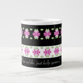 合うように文字をパーソナライズ ジャンボコーヒーマグカップ (正面)