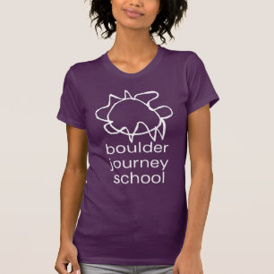 合う大きい石の旅行の学校の女性のTシャツ Tシャツ