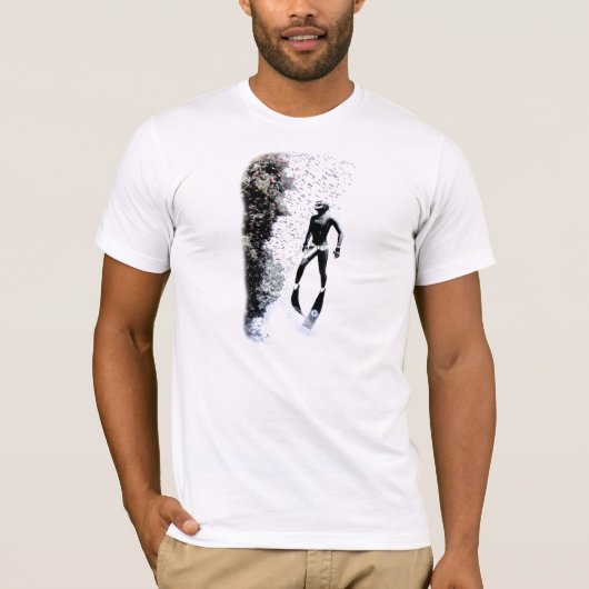 合うFreediver礁-。 オーガニック(メンズ) Tシャツ (正面)