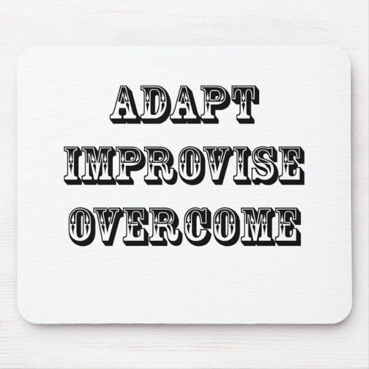 合わせ即席に作克服して下さい マウスパッド (正面)