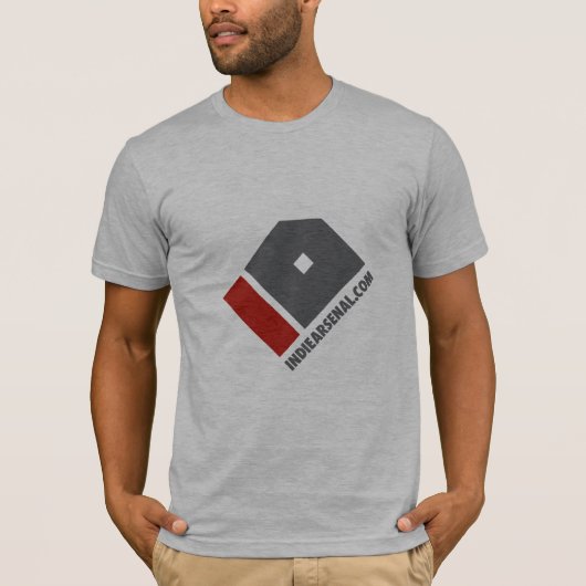 合われた傾いたT Tシャツ (正面)