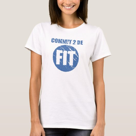 合われた|のレトロのスタイル|の紺碧があるために託して下さい Tシャツ (正面)