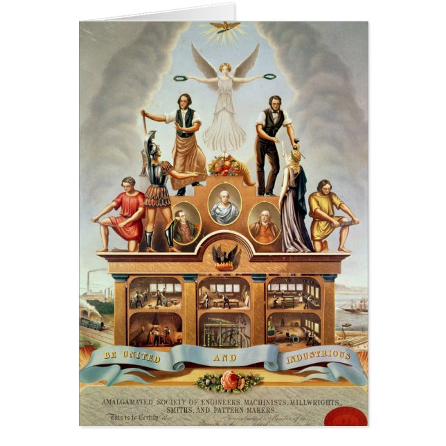 合併された社会の貿易紋章 (正面)