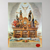 合併した社会のトレードエンブレム ポスター (正面)