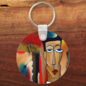 合併抽象芸術 キーホルダー (正面)