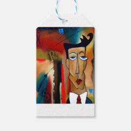 合併抽象芸術 ギフトタグ