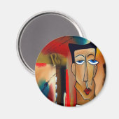 合併抽象芸術 マグネット (正面/裏面)