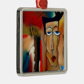 合併抽象芸術 メタルオーナメント (右)