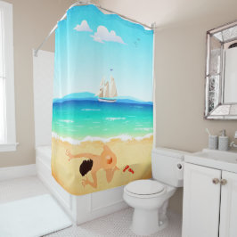 合併 シャワーカーテン