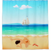 合併 シャワーカーテン (正面)