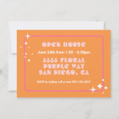 合同ヒッピー写真卒業パーティー5人 招待状 (裏面)