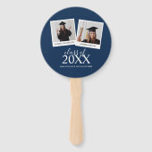 合同卒業 | 2枚の写真 ハンドファン (裏面)