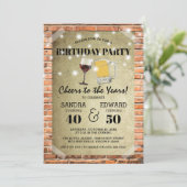 合同誕生日パーティー | 年齢を祝おう 招待状 (スタンド正面)