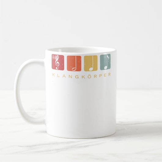 合唱オーケストラノート コーヒーマグカップ (左)
