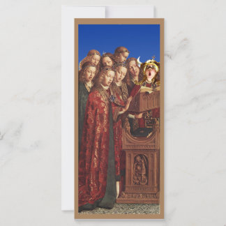 「合唱団に1人ずつ」グリーティングカード カード