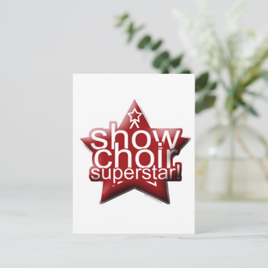 合唱団のスーパースターを見せろ! ポストカード (スタンド正面)