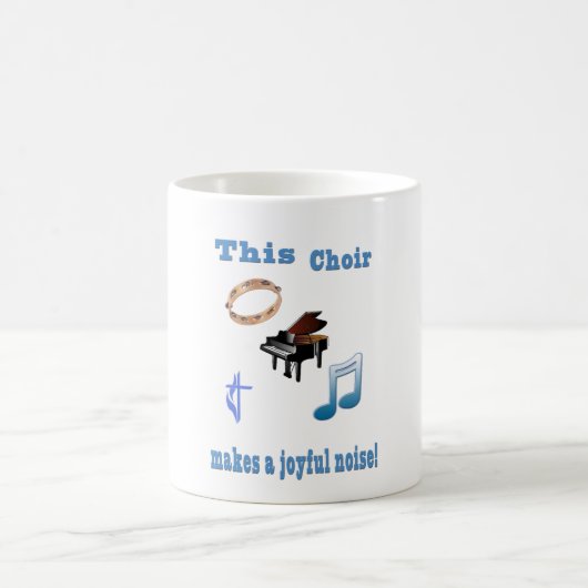 合唱団の喜ばしい音 コーヒーマグカップ (中央)