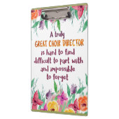 合唱団ディレクター合唱団先生感謝ギフト クリップボード (左)