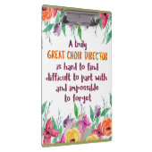 合唱団ディレクター合唱団先生感謝ギフト クリップボード (右)