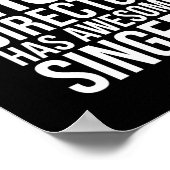 合唱団ディレクター音楽おもしろいミュージカル先生 ポスター (角)