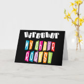 合唱団ロックスディレクター カード (黄色い花)