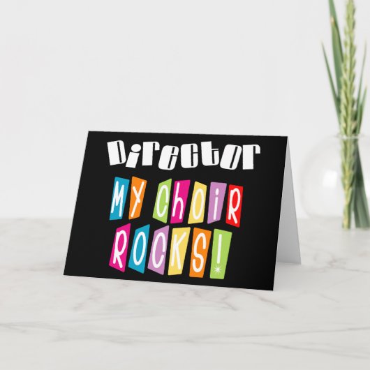 合唱団ロックスディレクター カード (正面)
