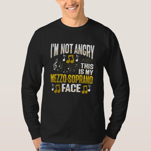 合唱団員のためのメゾソプラノ・ボイスデザイン Tシャツ (正面)