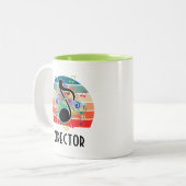 合唱団監督バンド·ディレクター·ギフト ツートーンマグカップ (正面左)