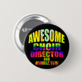 合唱団素晴らし長 缶バッジ (正面&裏面)