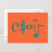 合唱団 ポストカード (正面/裏面)