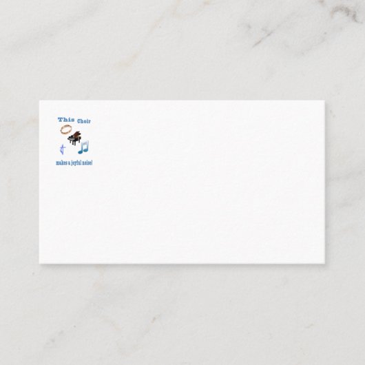 合唱団 名刺 (正面)