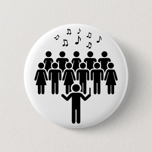 合唱団 缶バッジ (正面)