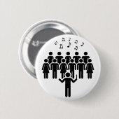 合唱団 缶バッジ (正面&裏面)