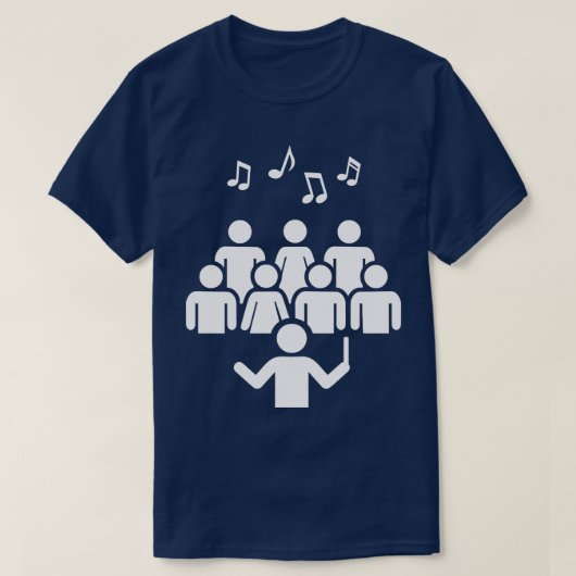 合唱団 Tシャツ (デザイン正面)