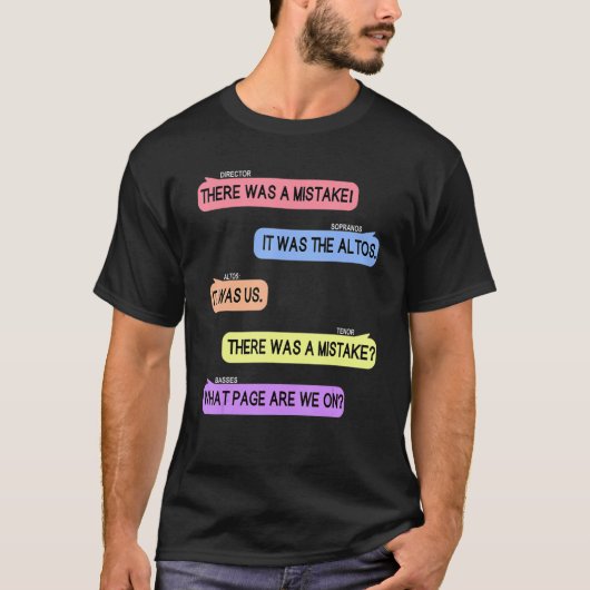 合唱課長合唱課長Chair Tシャツ (正面)